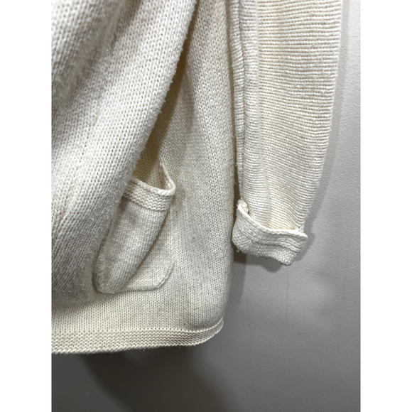 J. Crew Womens Oversized Wool Blend Open Front Long Cardigan Shawl Collar Knit S - Picture 12 of 15